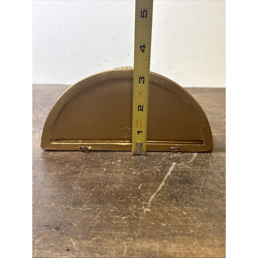 Vtg Italian Gold Plaster Wall Brackets/Shelf Brackets /Wall Corbels/ Sconce READ